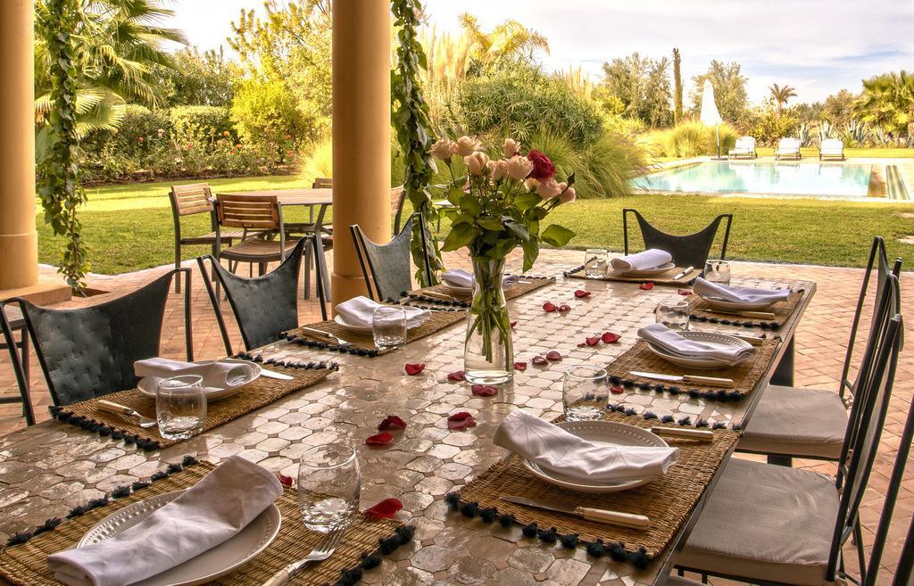 Villa De Luxe Avec Piscine Privee Et Golf Marrakesh Eksteriør billede